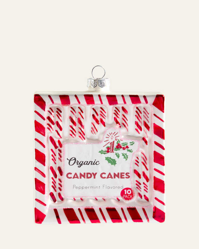 Organic Candy Canes Christmas Ornament